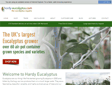Tablet Screenshot of hardy-eucalyptus.com
